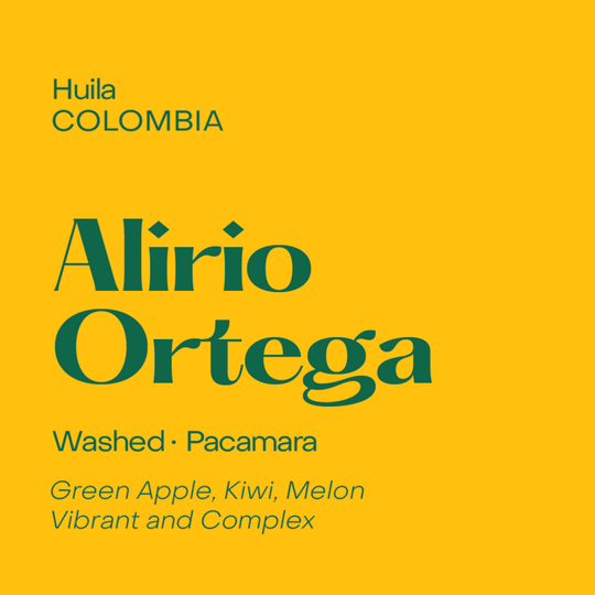 Subtext Coffee - Colombia Alirio Muñoz Ortega, Washed Pacamara