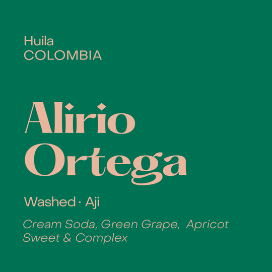 Subtext Coffee - Colombia Alirio Muñoz Ortega, Washed Aji