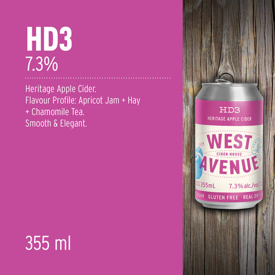 West Avenue Cider - HD3 355ml