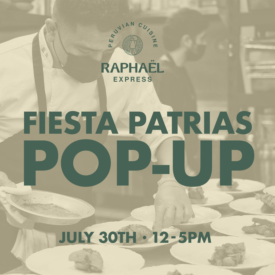 Peruvian Pop-up - Saturday July 30, 2022