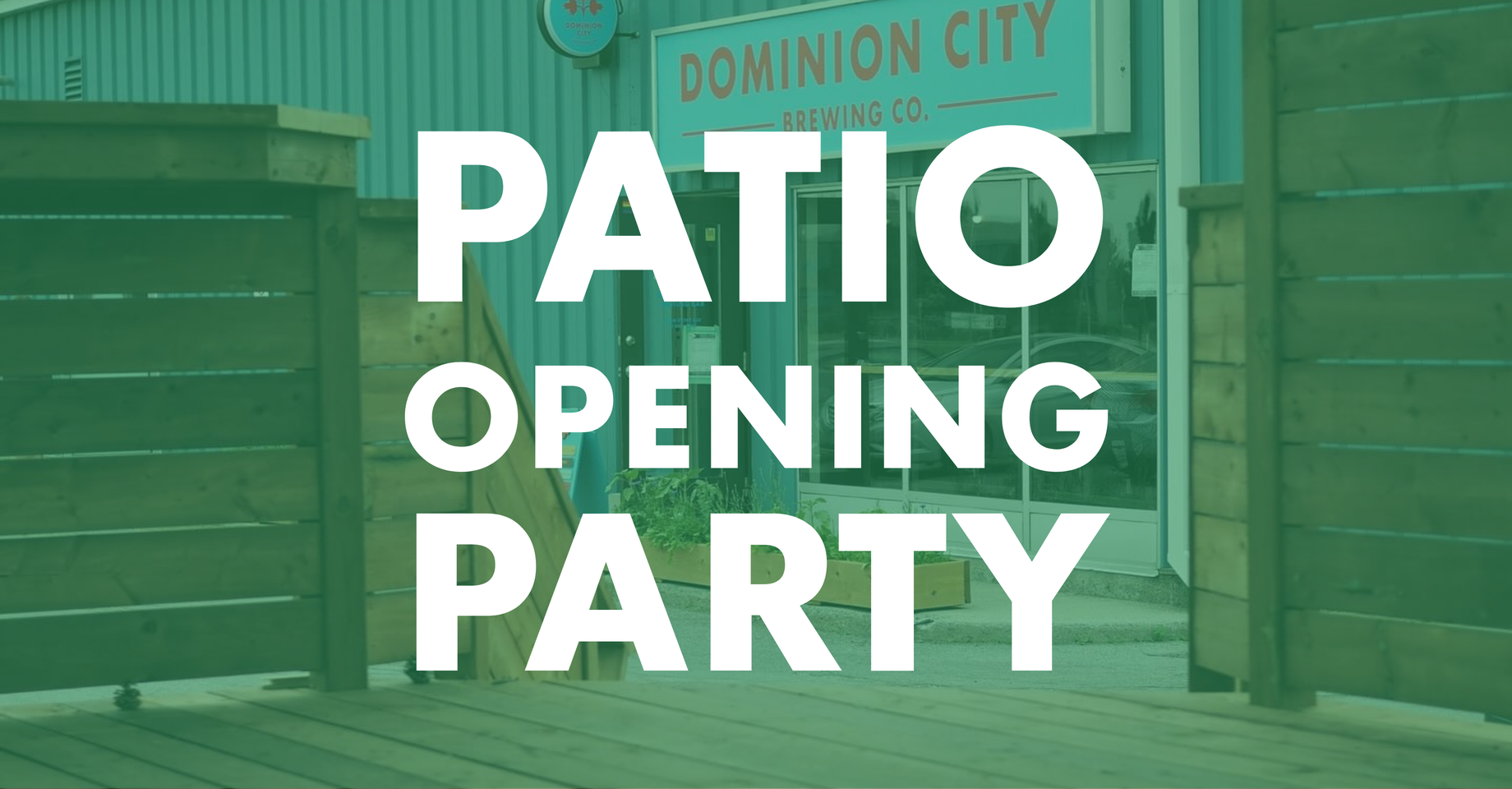 Patio Grand Opening This Friday!