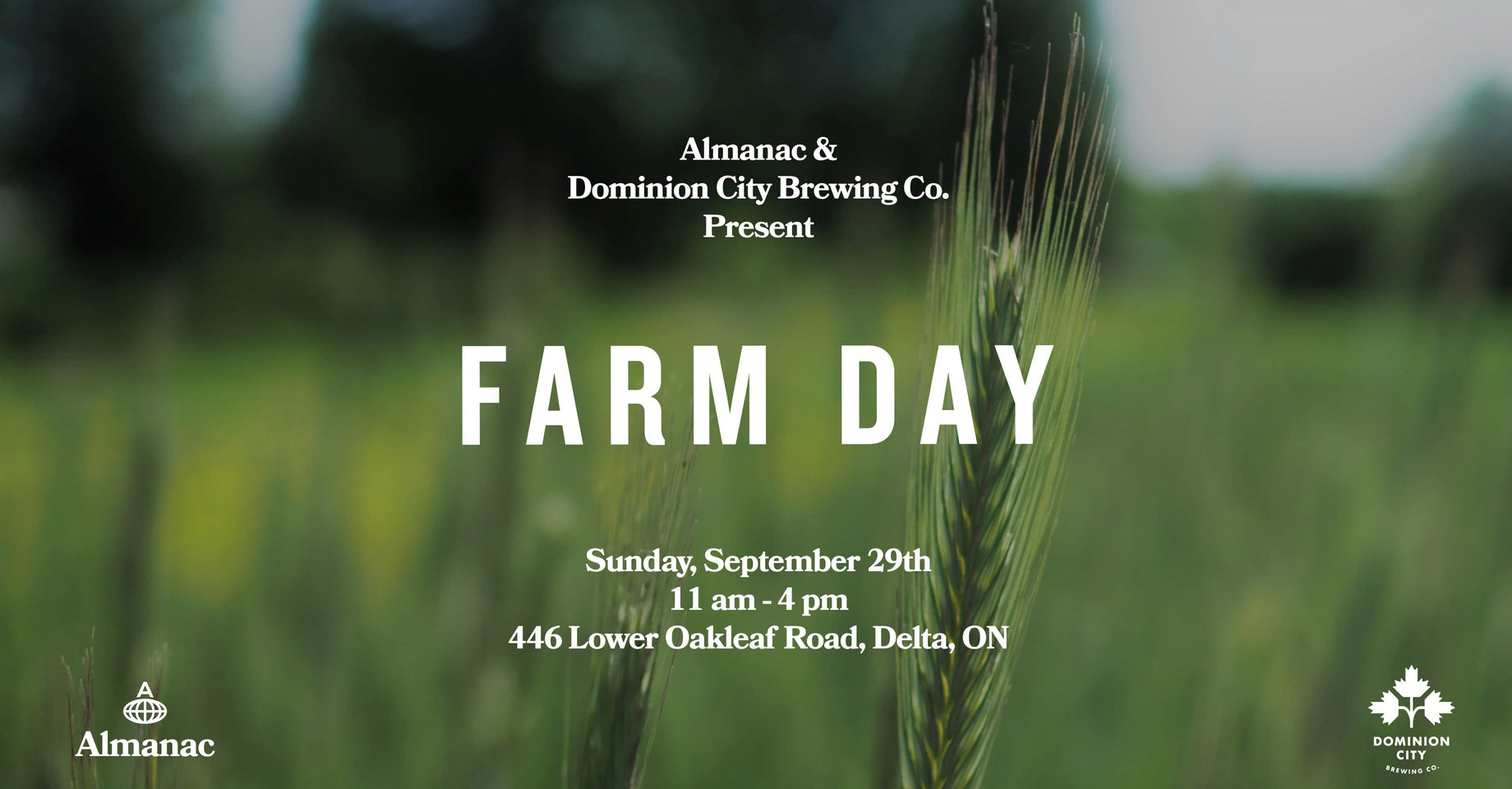 Join us for Farm Day on Sunday September 29