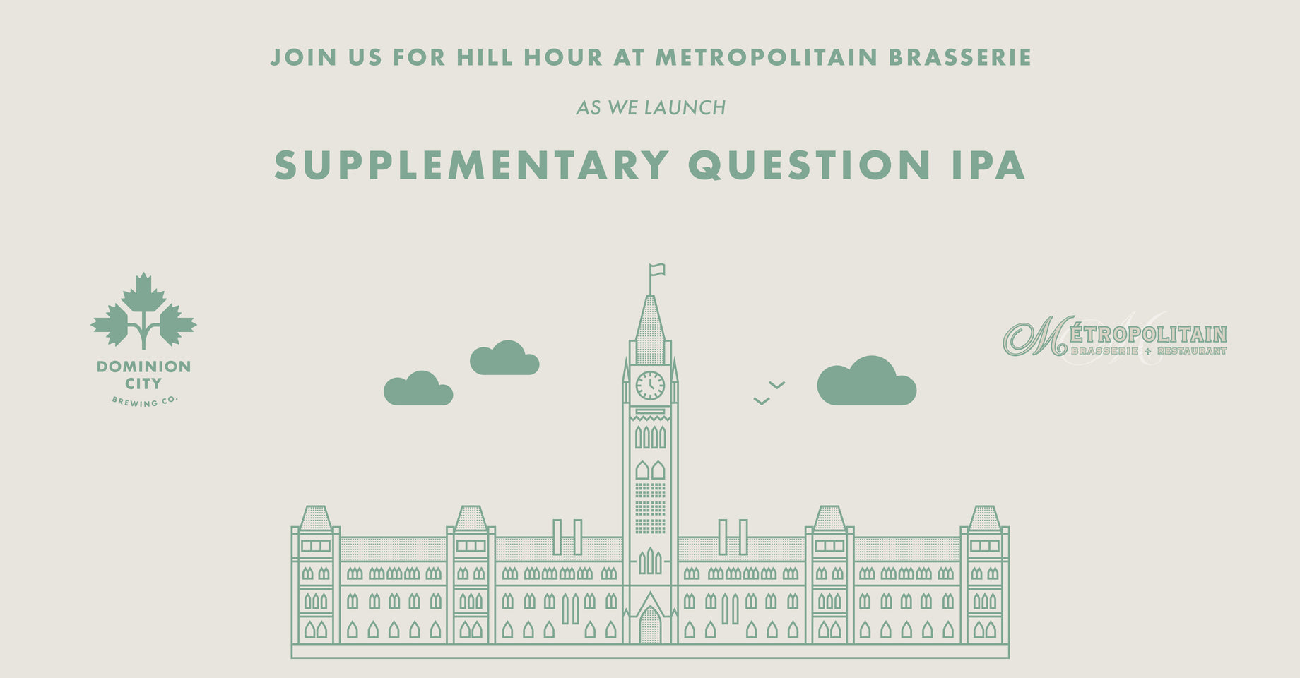 Join us for Hill Hour at Metropolitain Brasserie!