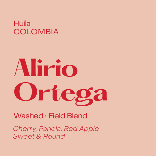 Subtext Coffee - Colombia Alirio Ortega, Washed Field Blend