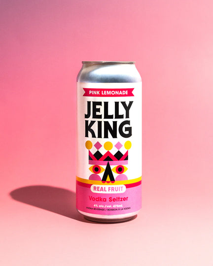 Bellwoods - Jelly King Vodka Seltzer Pink Lemonade 473ml