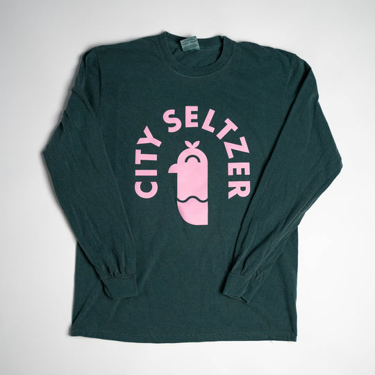 City Seltzer Long Sleeve Shirt - Blue Spruce