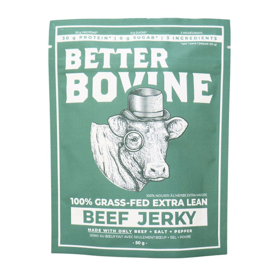 Better Bovine Grass-Fed Beef Jerky
